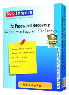 7z password recovery software box