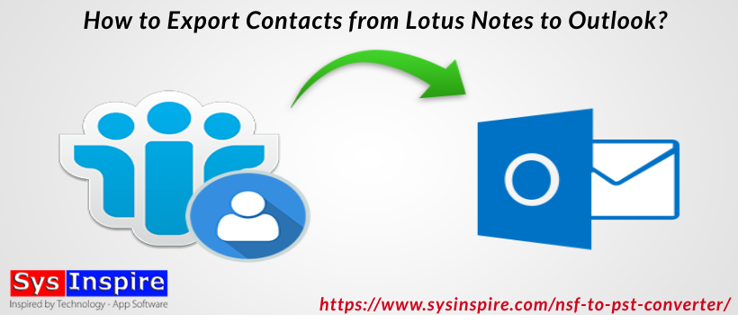 How to Export Contacts from Lotus Notes to Outlook