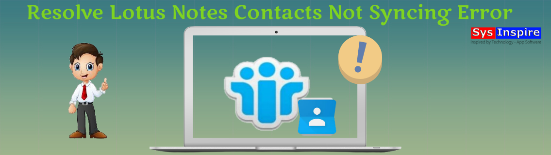 Lotus Notes Contacts Not Syncing