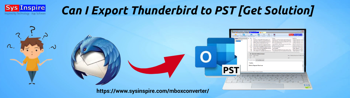 Can I Export Thunderbird to PST