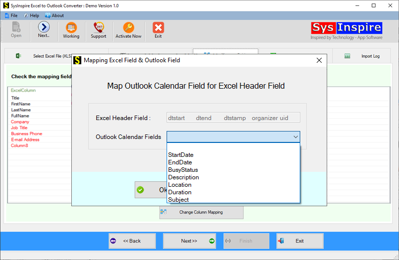 Steps To Export Import Excel Contact Calendar To Outlook