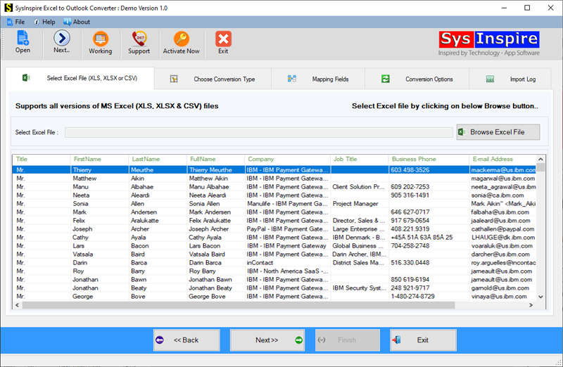 Steps To Export Import Excel Contact Calendar To Outlook