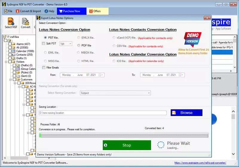 Lotus Notes to Outlook PST Conversion
