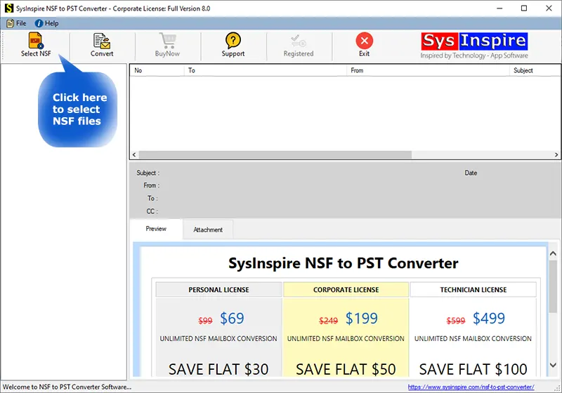 convert notes email to html files