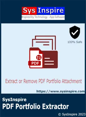 PDF portfolio extractor and remover software
