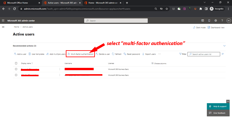Multi Factor Authentication