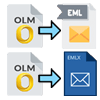 olm data to separate files