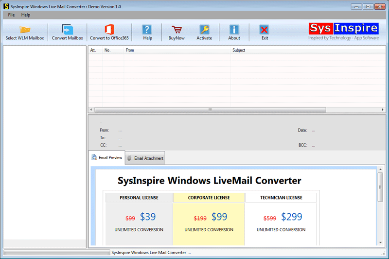 windows live mail converter